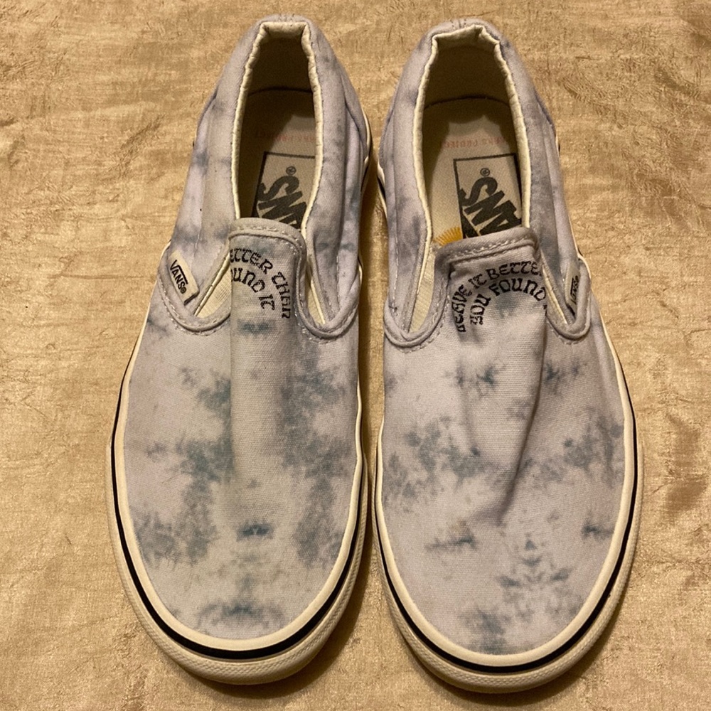 Vans x Park Project Slip-On White & Grey Tie Dye Skate
